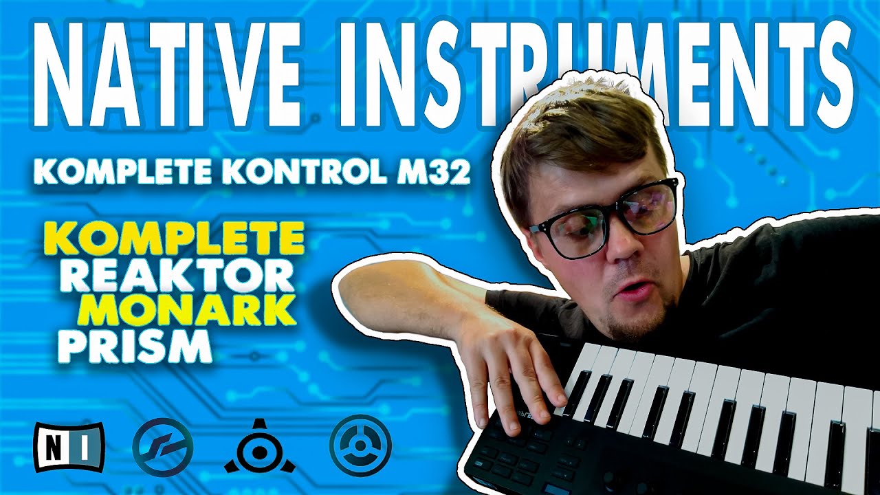 Native Instruments M32 - бюджетная миди клавиатура