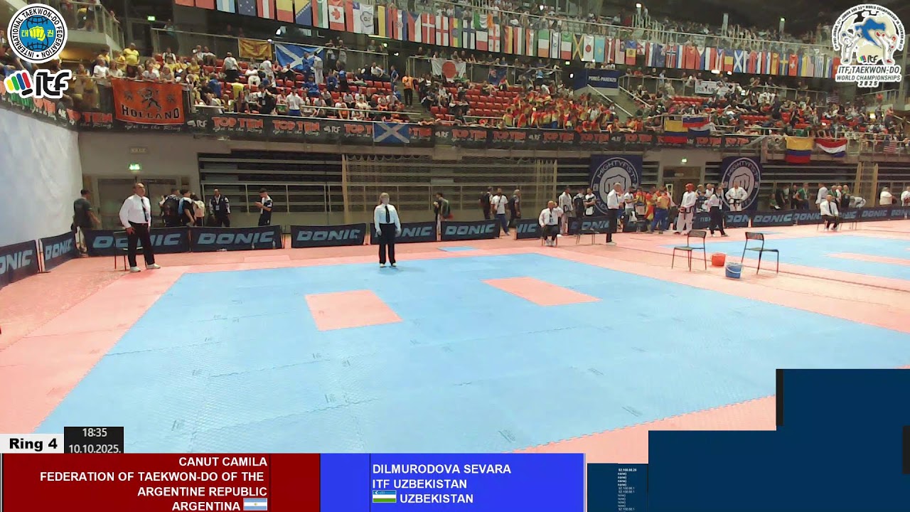 2025-10-10   pm   Ring 4   ITF Taekwon-Do World Championships