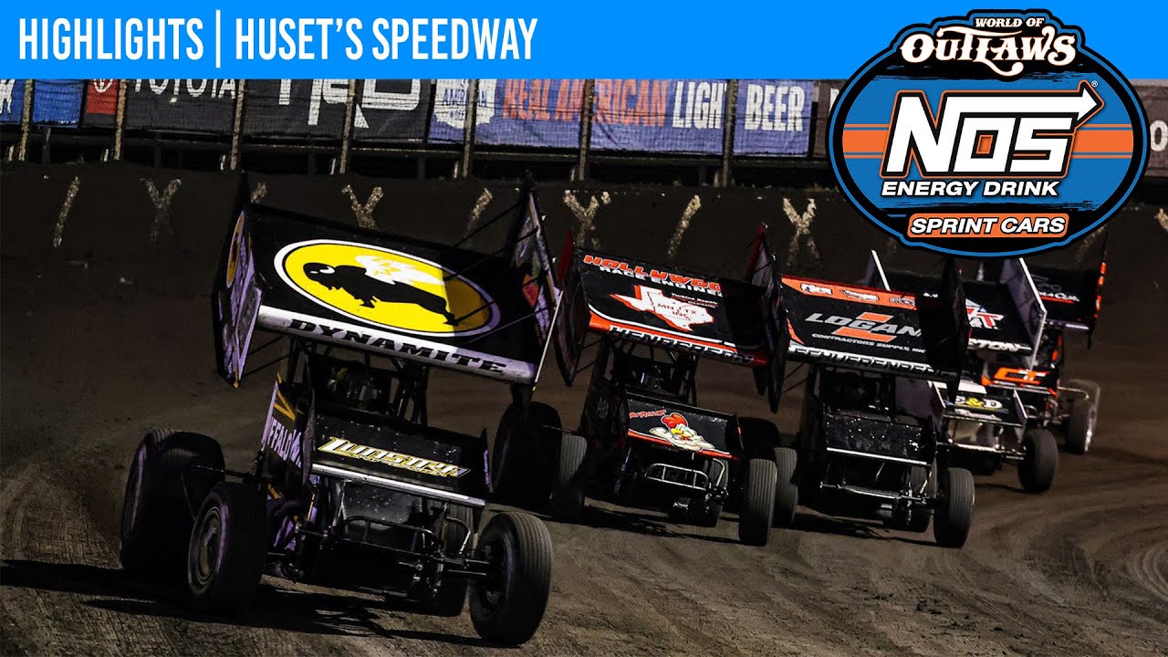 World of Outlaws NOS Energy Drink Sprint Cars | Huset’s Speedway | August 31, 2025 | HIGHLIGHTS