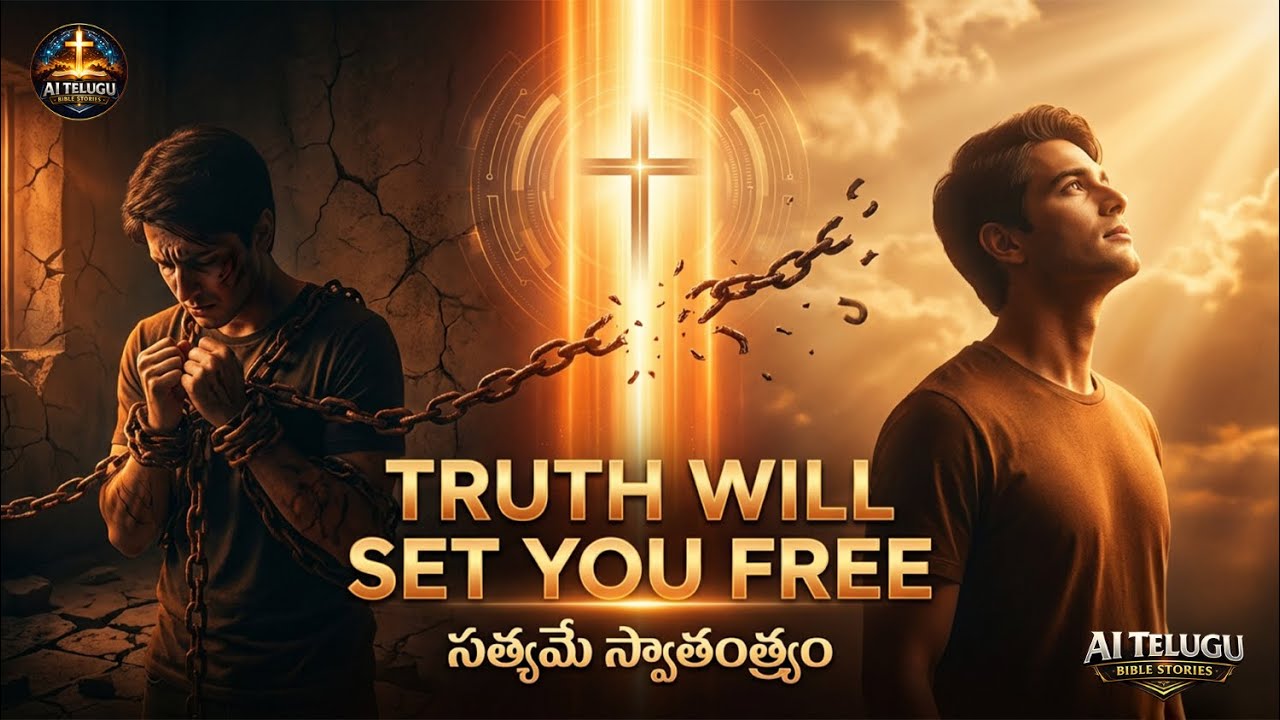 Truth Will Set You Free | Telugu Bible Message | AI Telugu Bible Stories