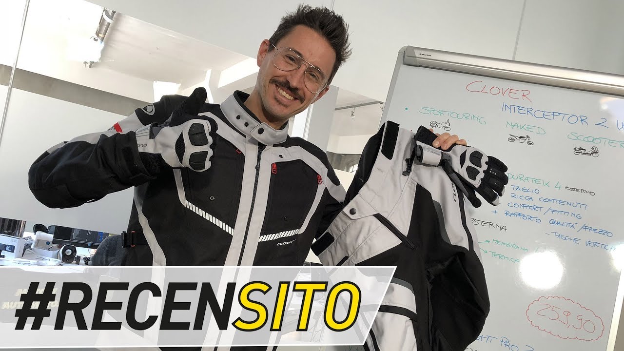 Clover Interceptor 2 WP. Recensione giacca sport-tourer [ENGLISH SUB]