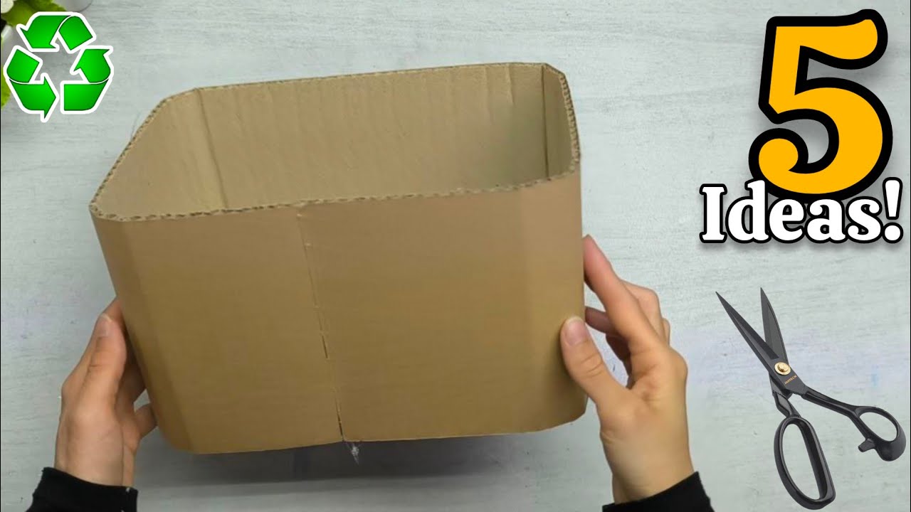 Super Beautiful but Low-Cost! 5 Best DIY Space-Saving Craft Ideas from Waste Material ♻️DIY _Basket