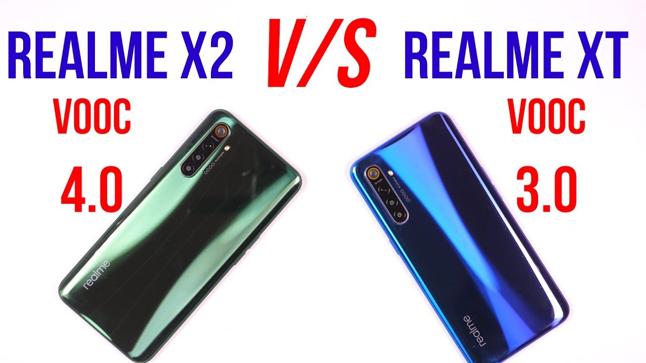 Realme X2 vs Realme XT: Battery Charging Test | 30W VOOC 4.0 Charging Tested!