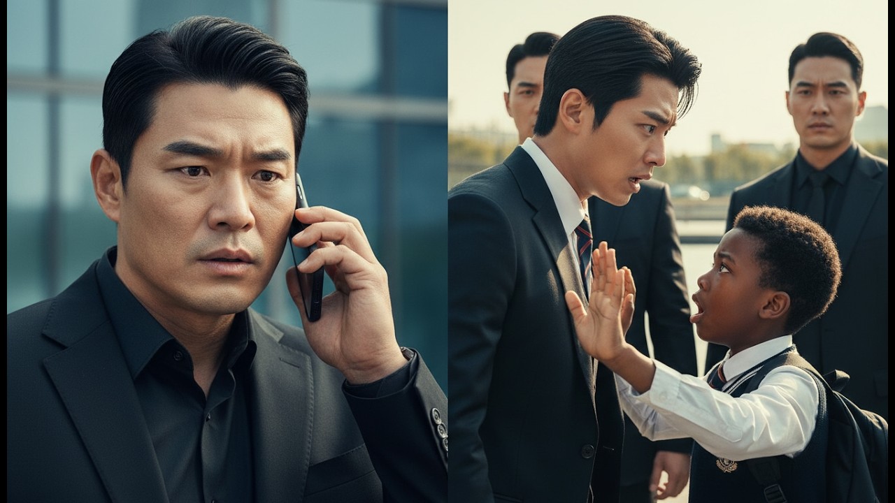 BLACK BOY OVERHEARS MAN SPEAKING RUSSIAN; WARNS KOREAN MAFIA BOSS; 