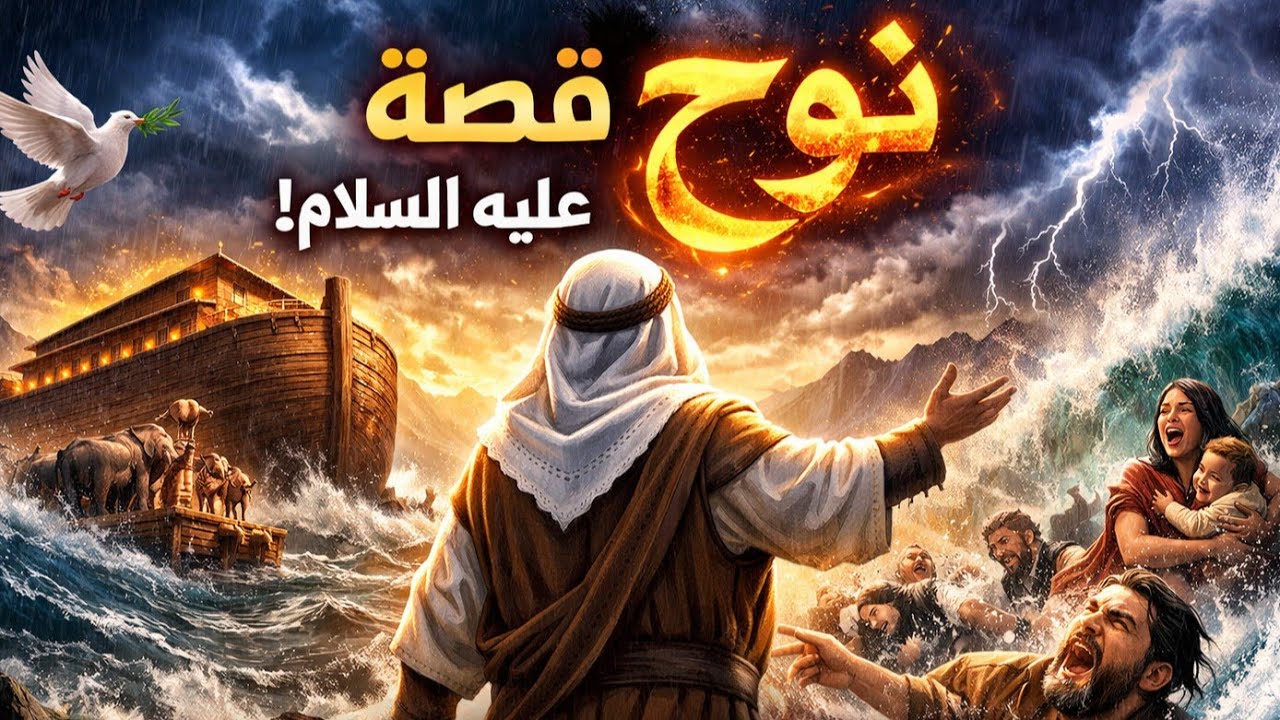 قصة نوح  عليه السلام | الدعاء الذي هزّ ظلمات البحر