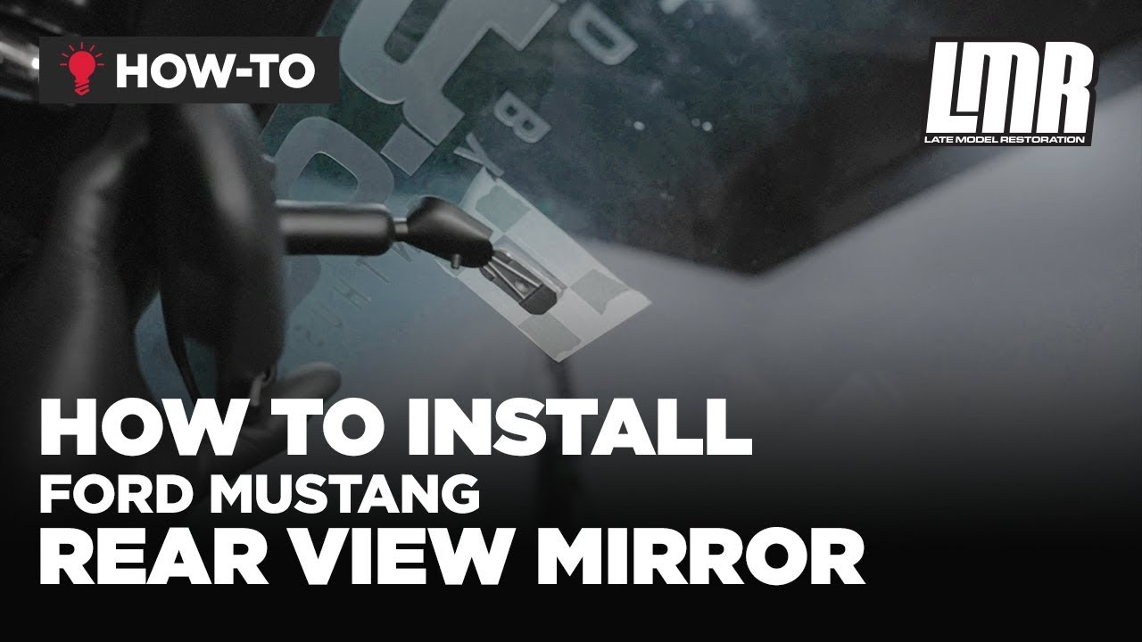 How To Install A Rear View Mirror (Mirror Button)