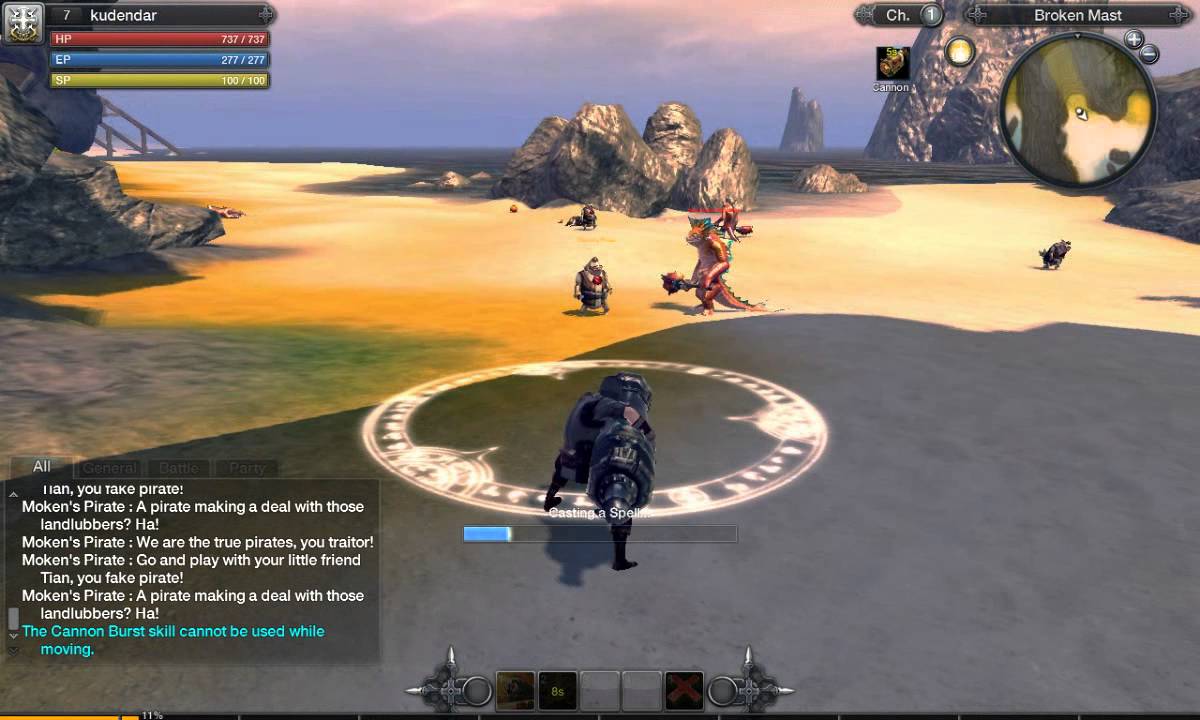 Raiderz Beta Gameplay Most Epic Gun!