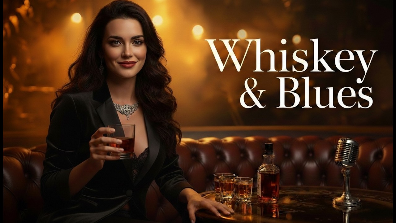 Whiskey Blues Mix 🥃 Elegant Tunes for a Moody Evening Vibe | Chill Blues Bar Music