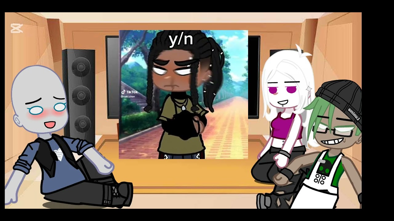 your boyfriend reacciona a y/n as gachatiktok [leer la descripción]