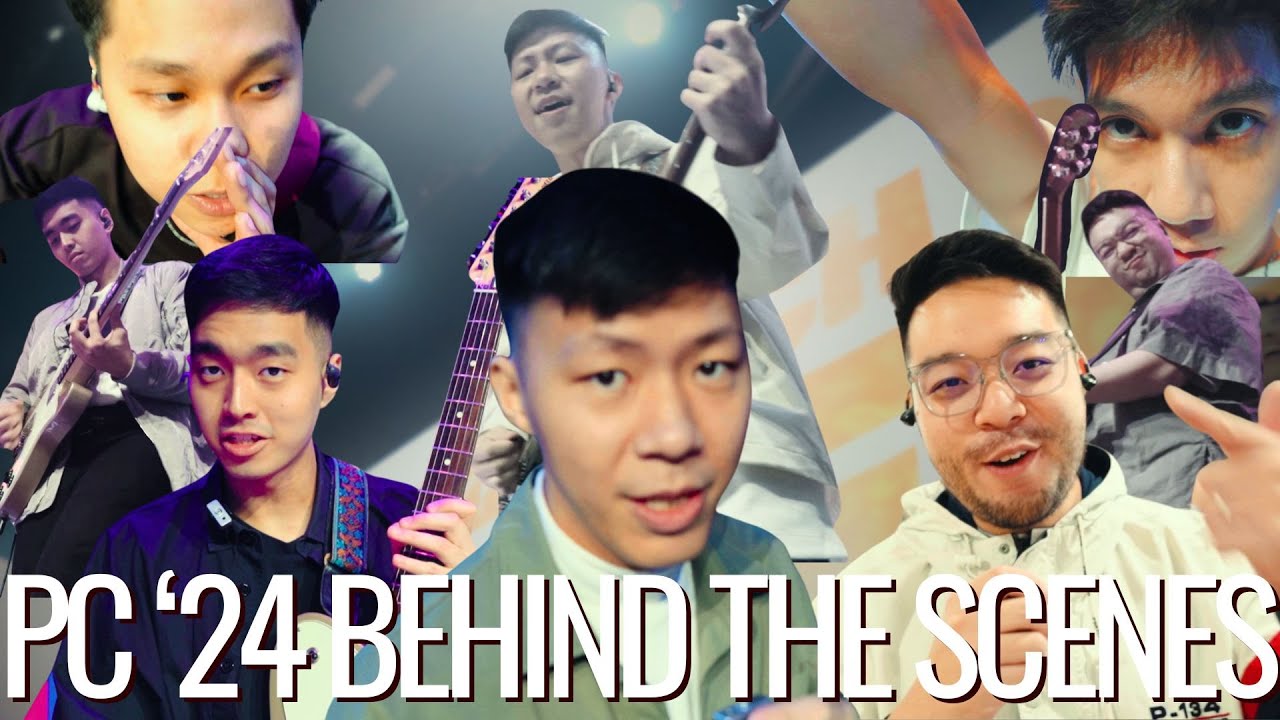 Power Conference '24 behind the scenes by the guitar players