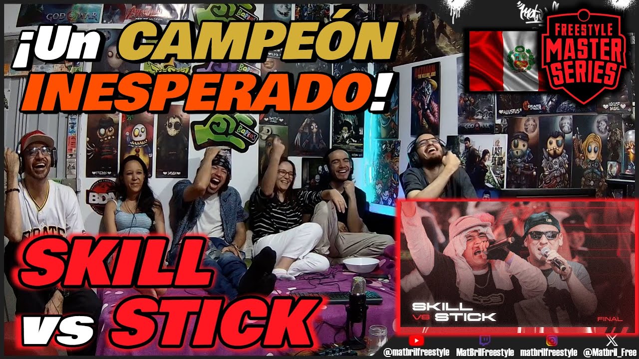 🔴COLOMBIANOS REACCIONAN a SKILL vs STICK - ¡Un CAMPEÓN INESPERADO! [FMS PERÚ FINAL 2023/2024]