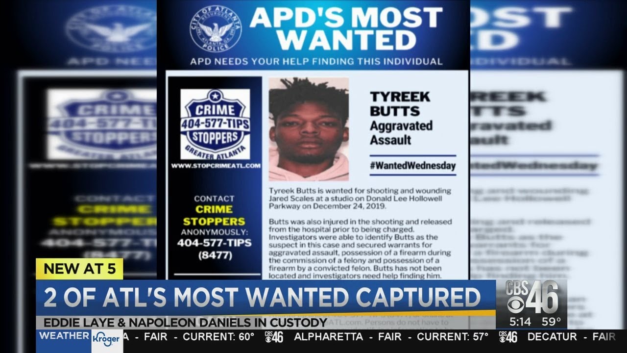 Police capture two of Atlanta's most wanted