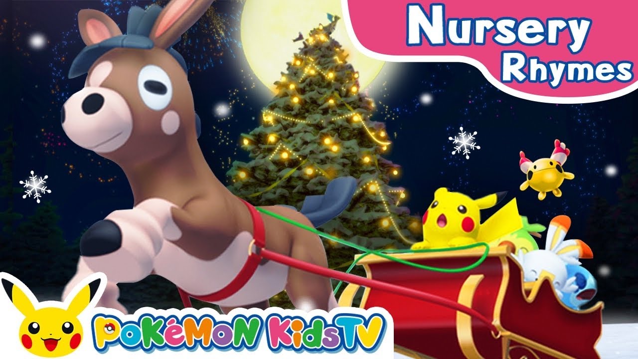 Jingle Bells | Holiday Song | Nursery Rhyme | Kids Song | Pokémon Kids TV