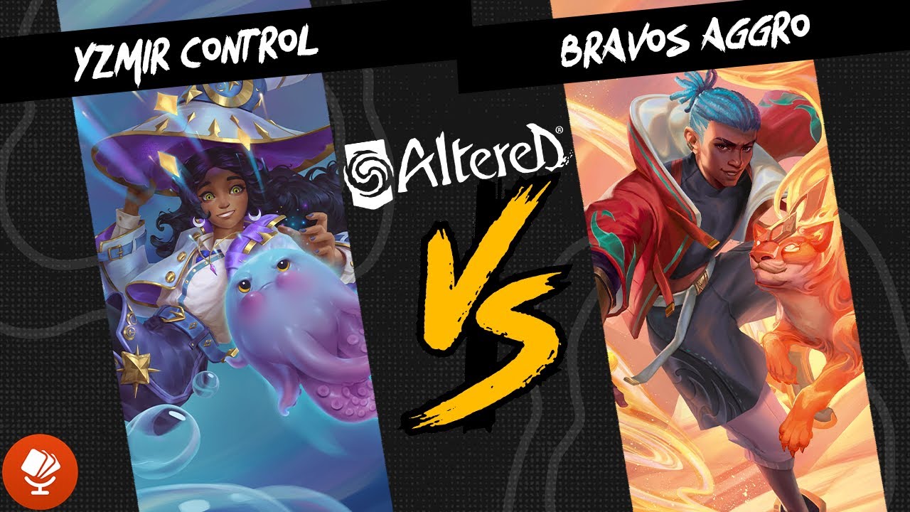 Yzmir Control VS Bravos Aggro | Game 1 | Altered TCG Gameplay
