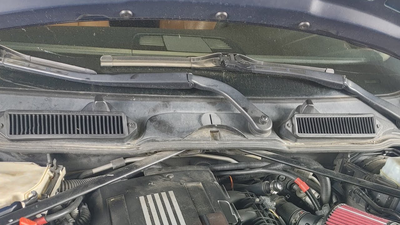 BMW 335I BURGER MOTORSPORTS DETAILED INSTALL OF CABIN AIR FILTER DELETE