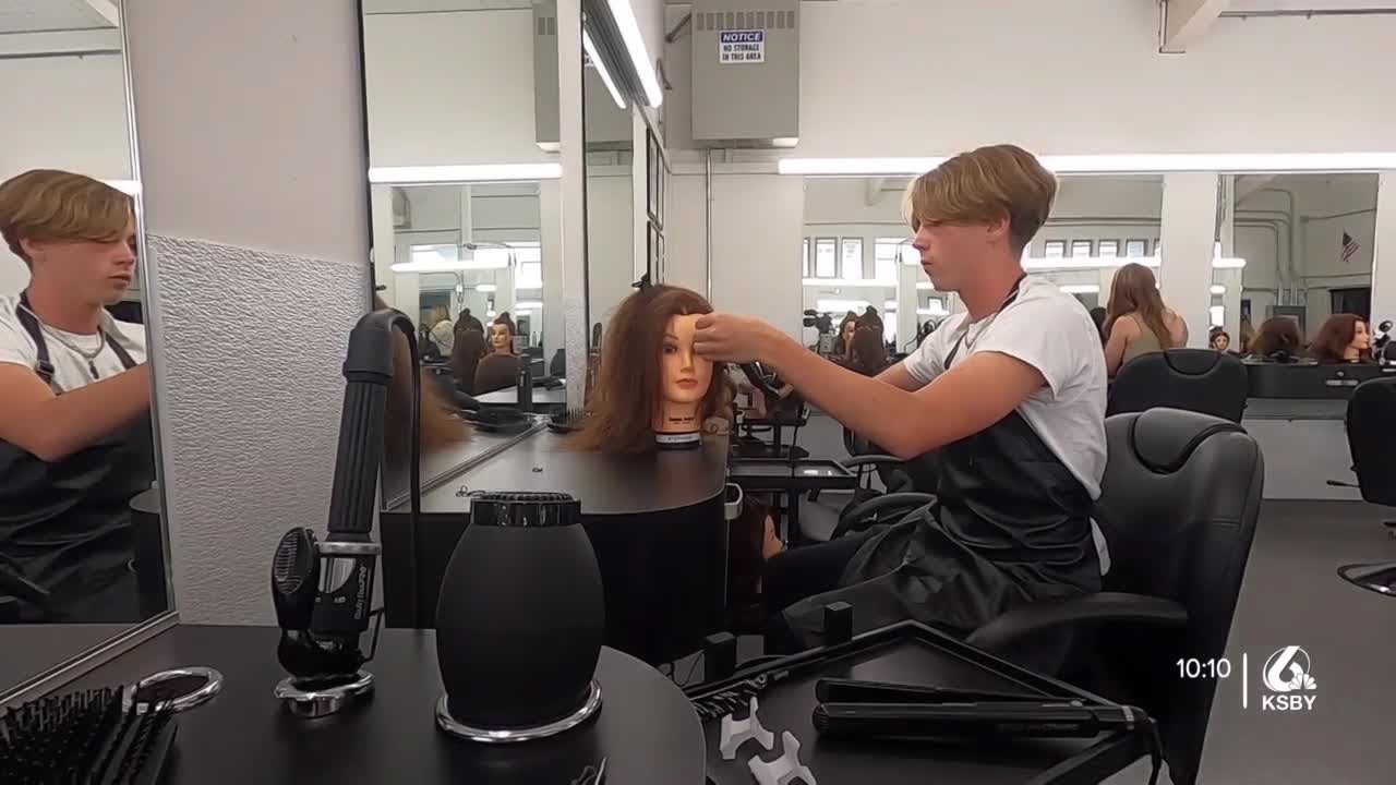 Arroyo Grande High School students getting a jump start on cosmetology careers