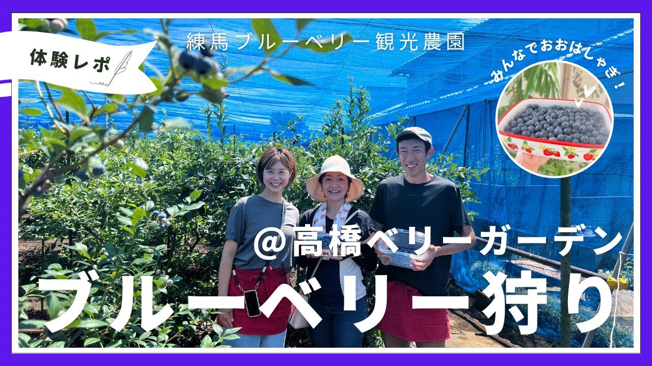 練馬区おすすめブルーベリー農園:高橋ベリーガーデン2からライブ配信