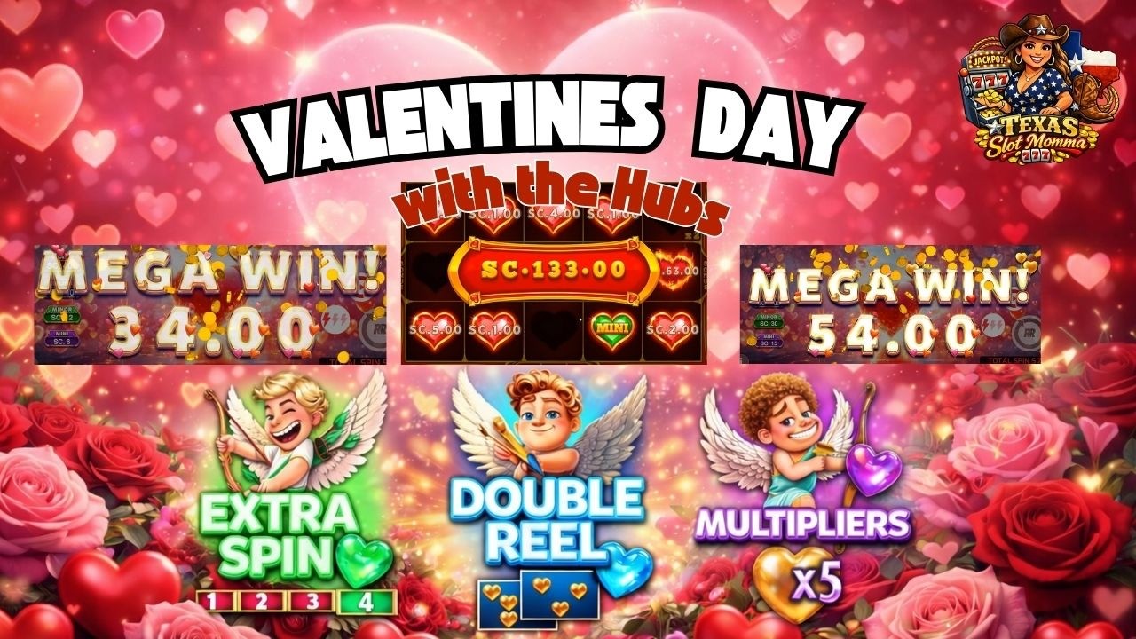 Valentine’s Day Slot Fun 💘 Playing RealPrize with My Husband | Chumba, LuckyLand & More