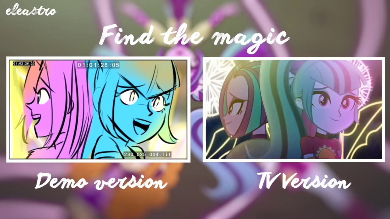 MLP: Find the Magic MASHUP [Animatic demo and tv version]