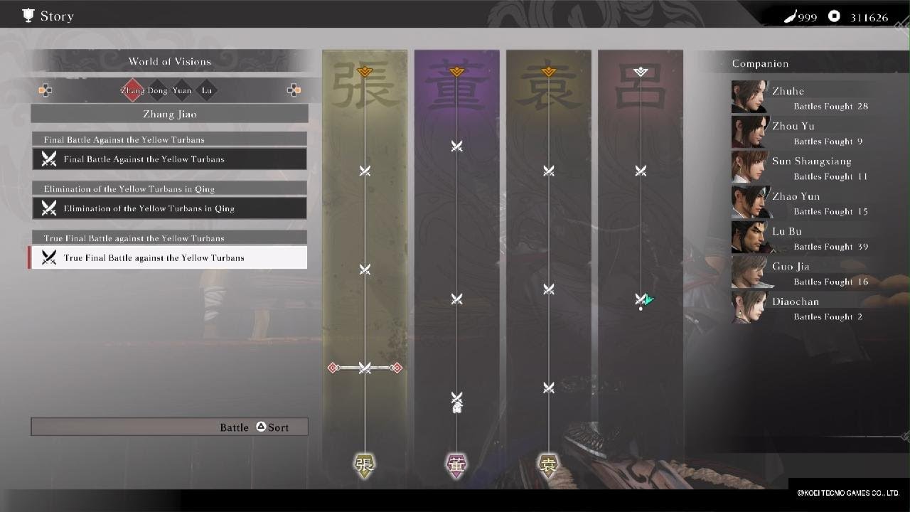 DW ORIGINS LuBu and Diaochan Ultimate Challenge