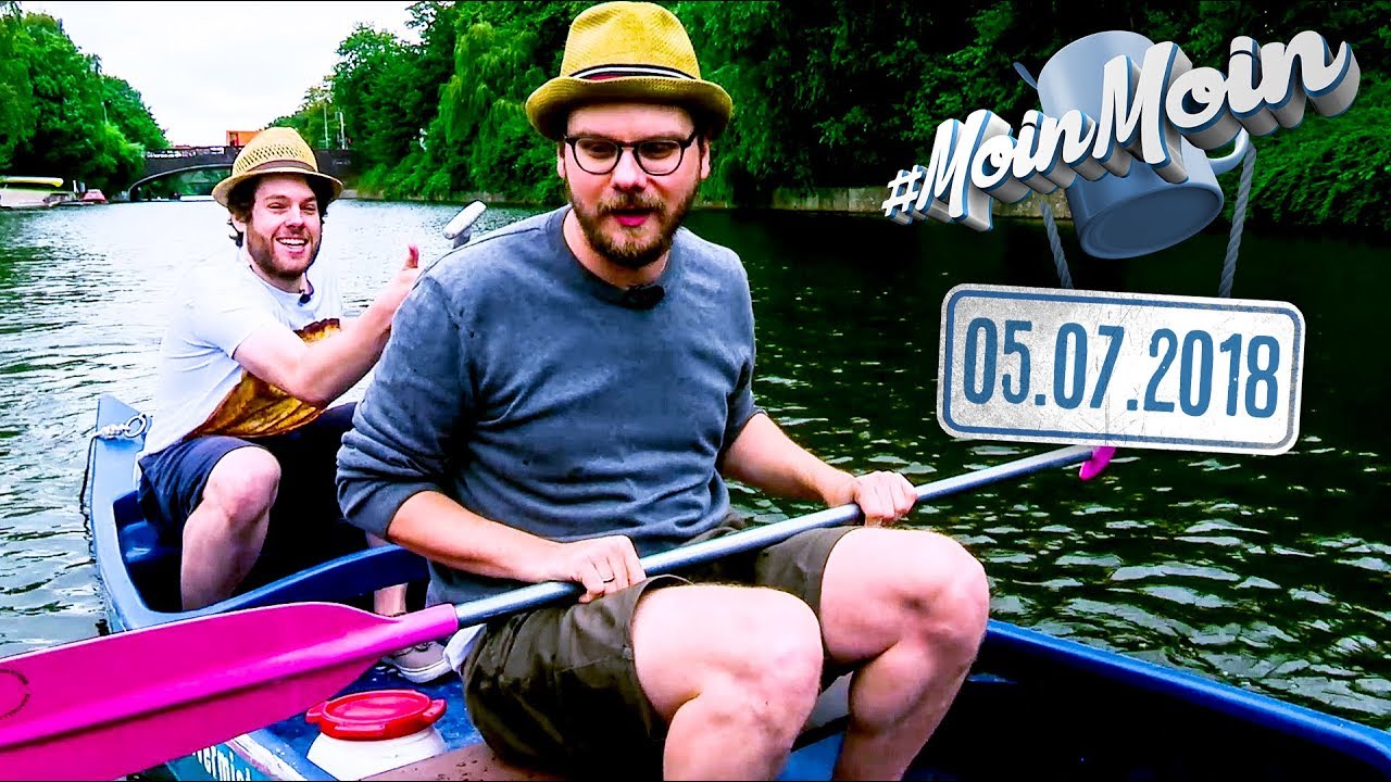 Mit dem Kanu durch Hamburg paddeln | MoinMoin mit Etienne & Florentin