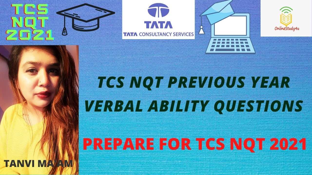 TCS NQT Previous year Verbal Ability questions | English Previous year questions TCS nqt