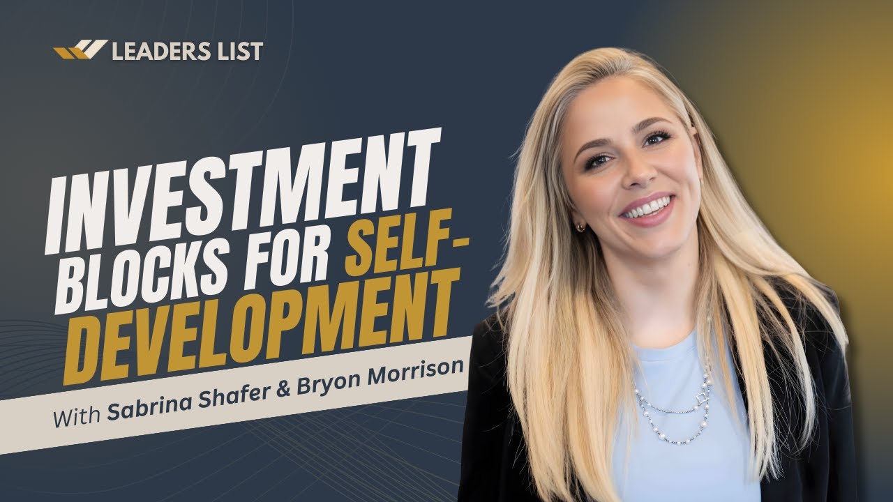 Investment Blocks for Self-Development with Sabrina Shafer