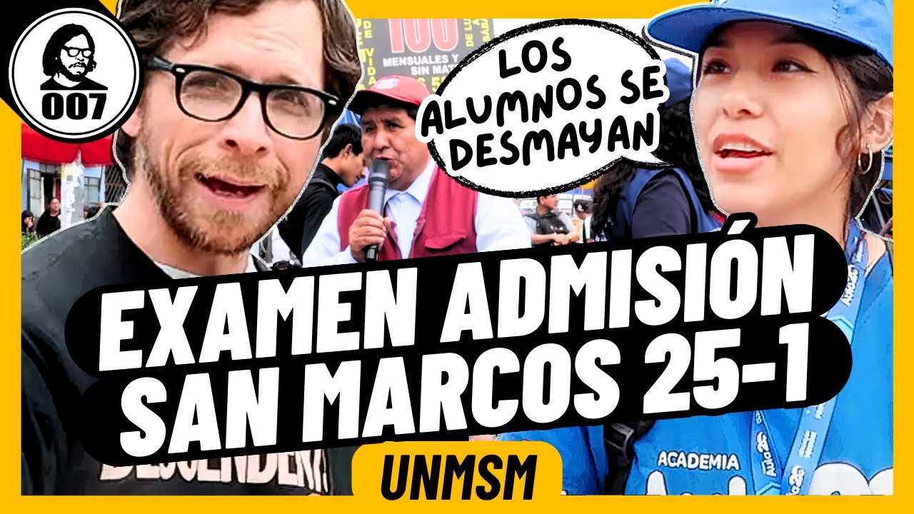 EXAMEN SAN MARCOS: POSTULAN HASTA CUATRO VECES PARA INGRESAR | ADMISIÓN UNMSM 2025-I