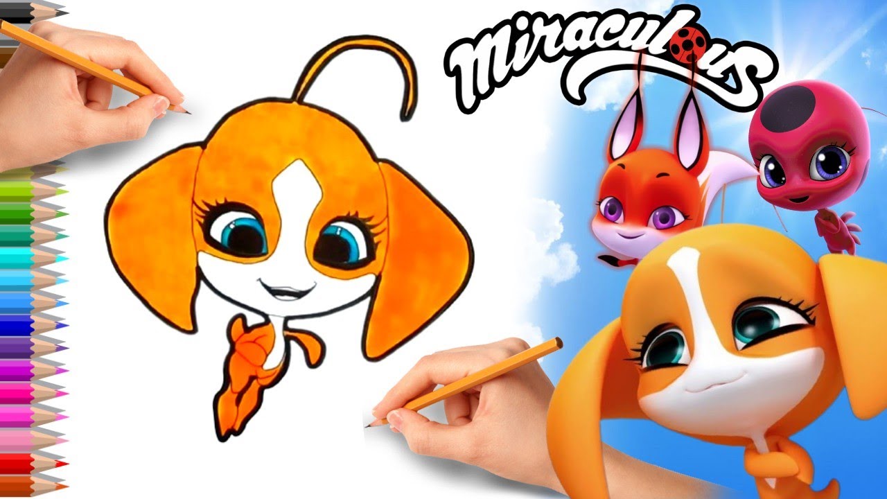 Let's draw cute Kwami Barkk