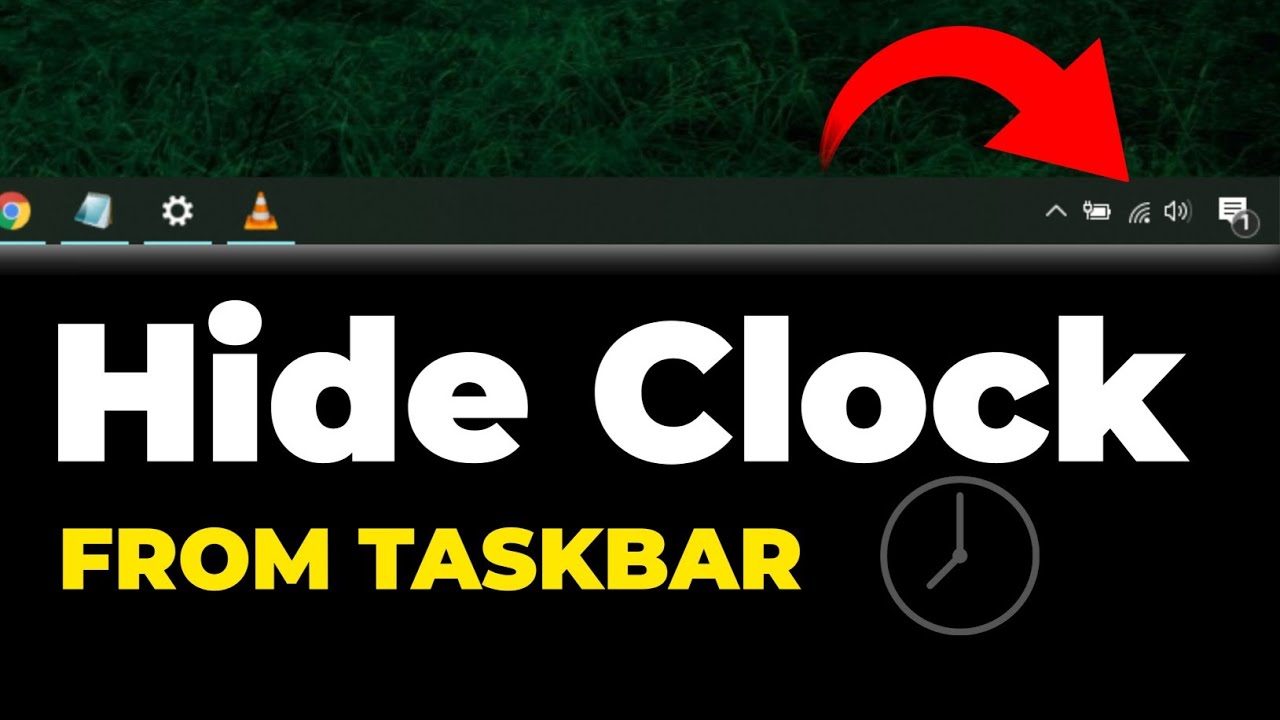 How to Hide Clock From Windows 10 Taskbar ✌