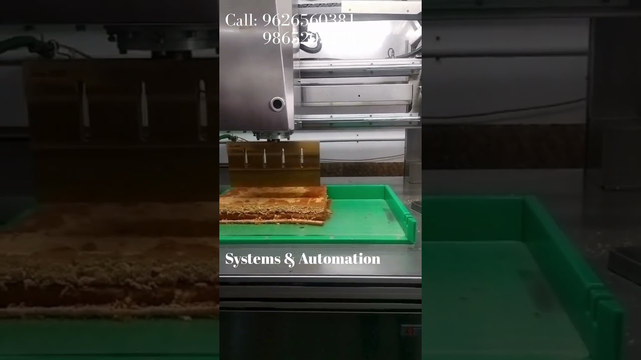 Perfect Square Cake Cutting Machine. @systemsautomation6210
