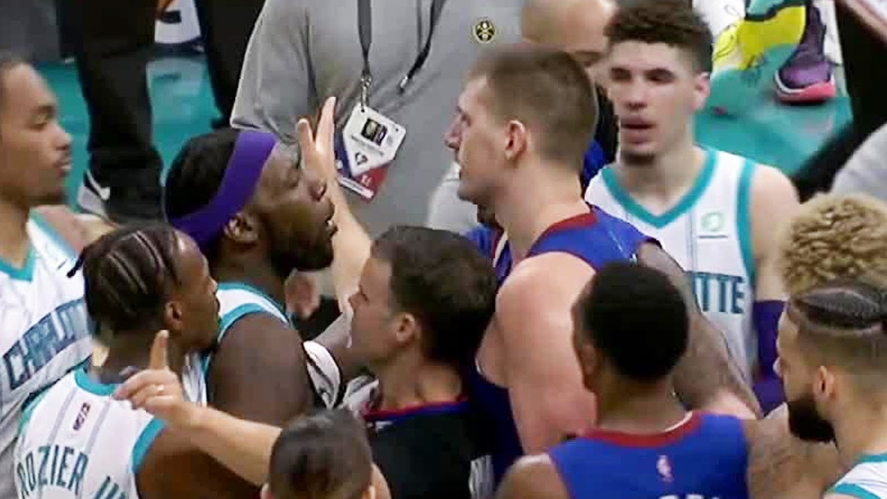 Montrezl Harrell ejected after heated exchange with Nikola Jokic, Aaron Gordon | NBA on ESPN