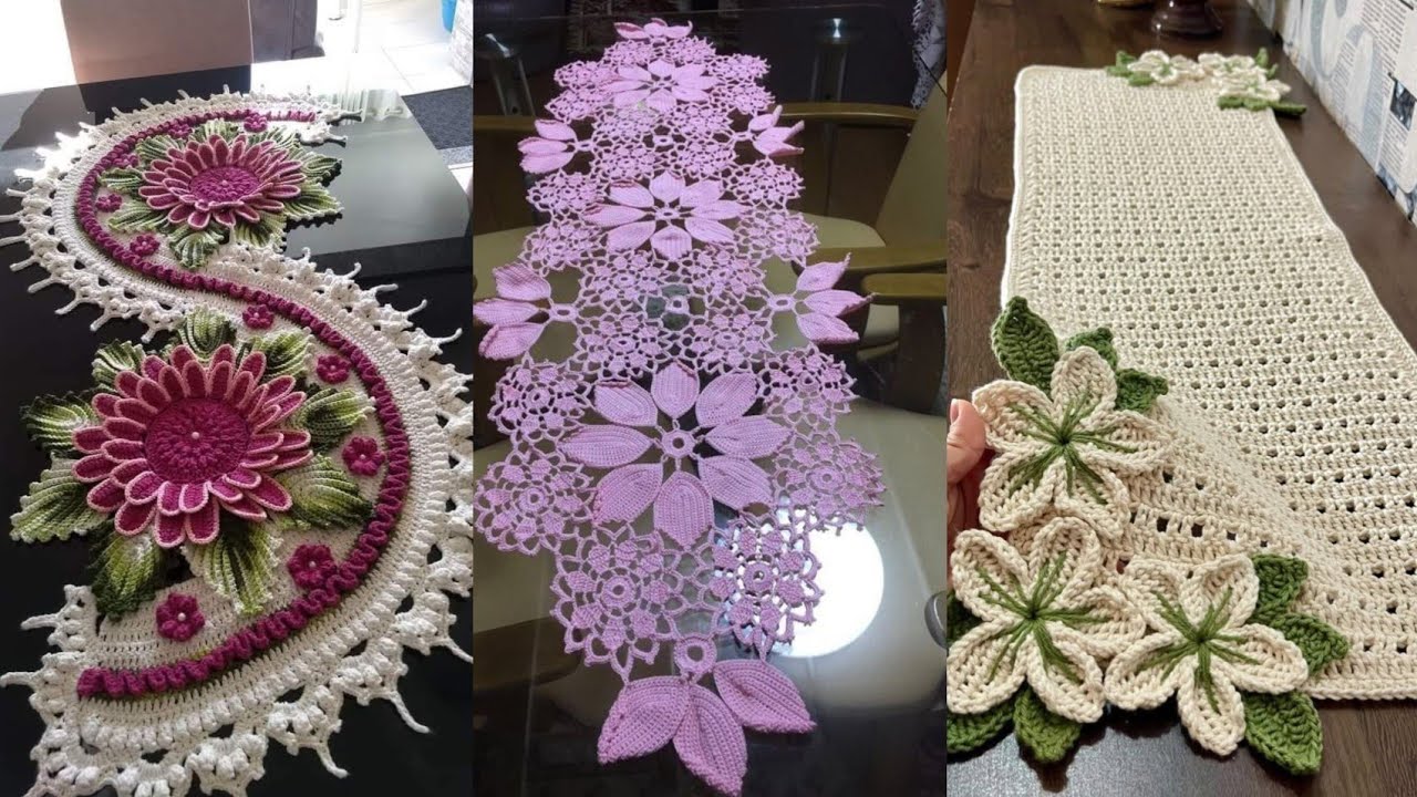 Stunning Crochet Table Runner Designs You’ll Love//Vintage Style Crochet Table Runners for Classic