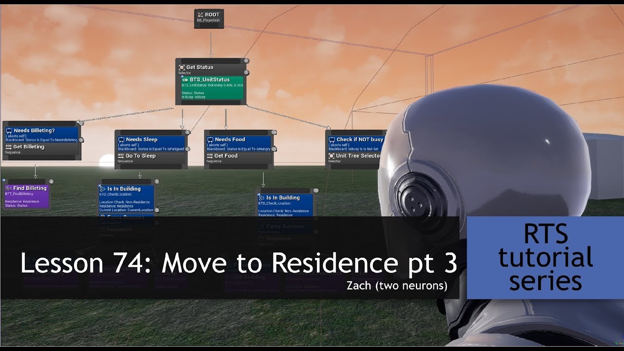 8.74 AI - move to location pt 3 [UE4 - RTS Tutorial]