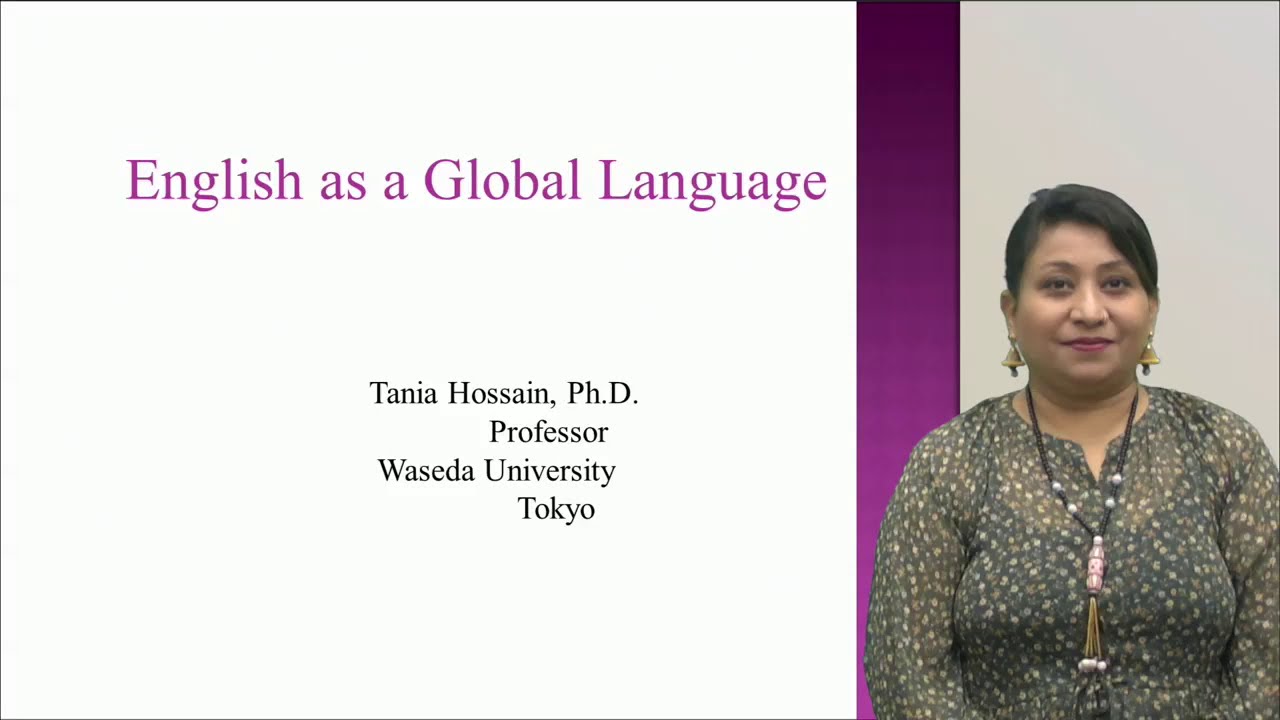 English as a Global Language（文化構想学部多元文化論系 ホサインタニア教授）