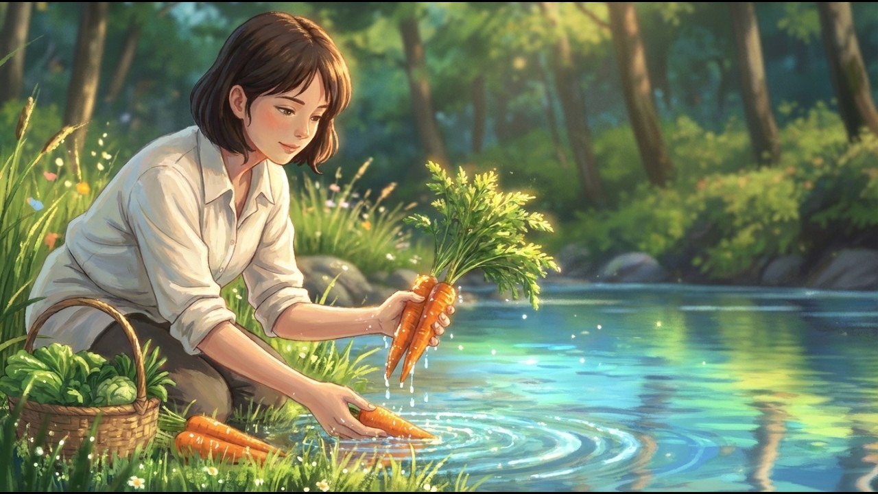 Peaceful Day in the Countryside | Cozy Ghibli ASMR Story with Grandmother