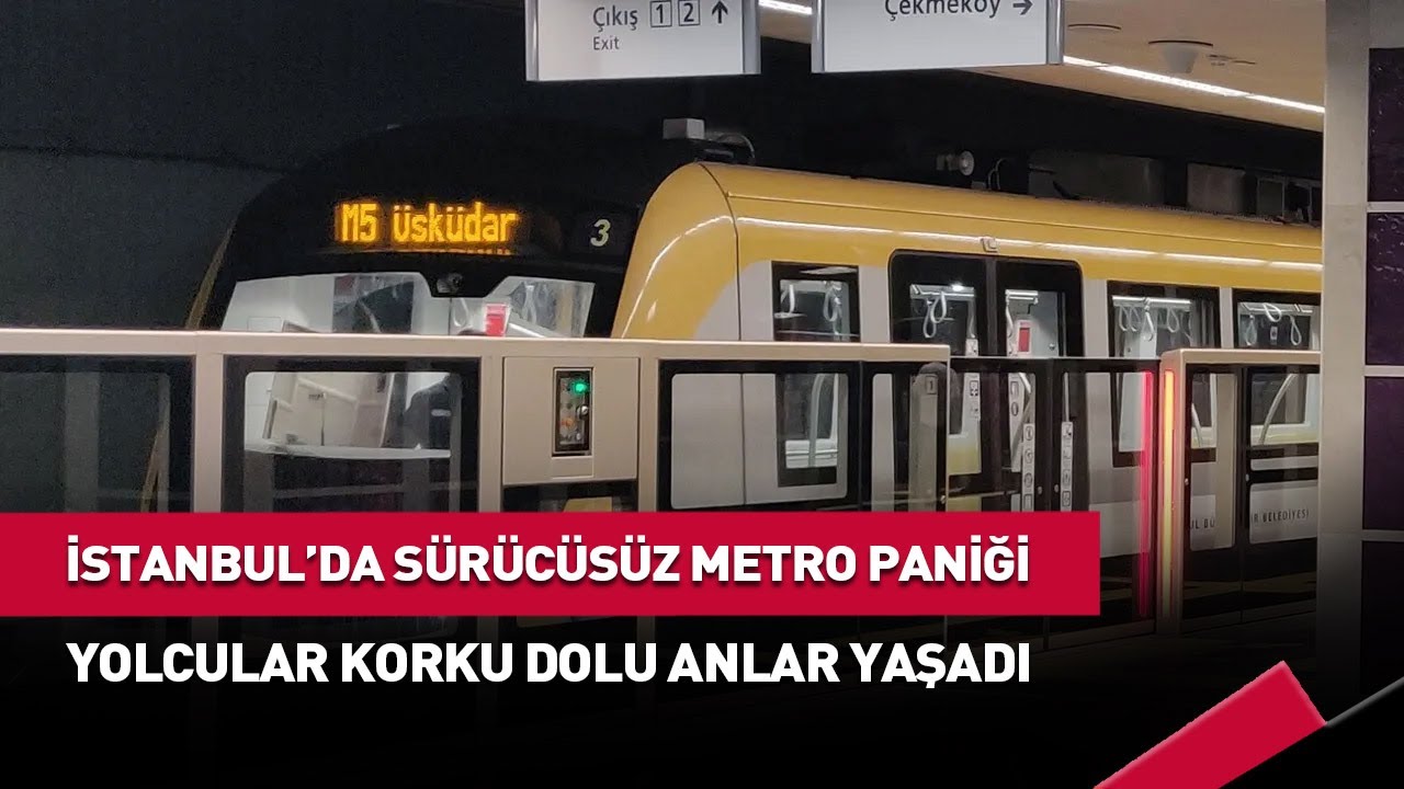 İstanbul'da 'Sürücüsüz Metro' Paniği! #haber