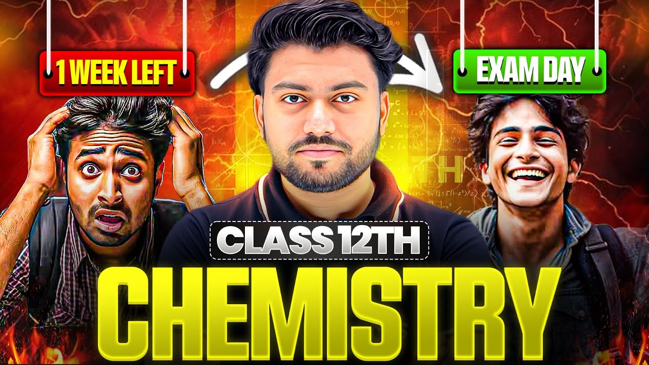 NIOS Class 12th Chemistry | Last Moment Strategy to Score 90% Marks & Pass Easily