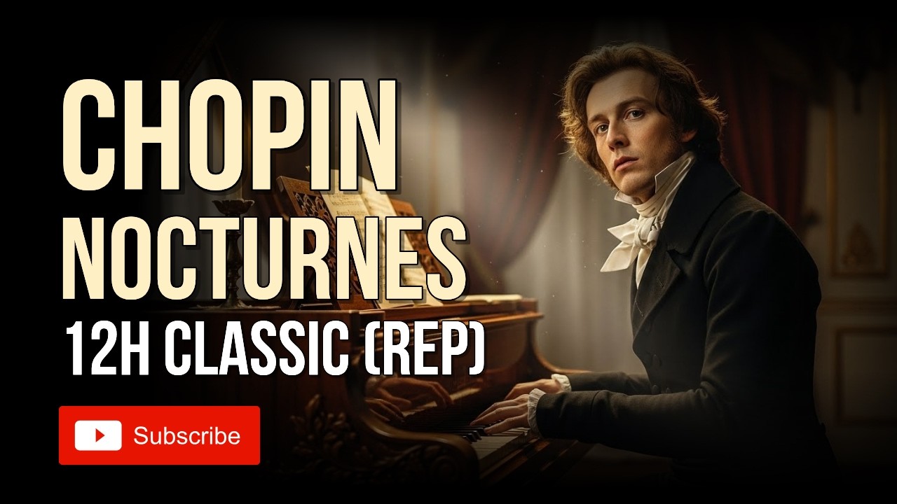 Chopin Nocturnes LIVE — Relaxing Piano for Study, Focus & Sleep