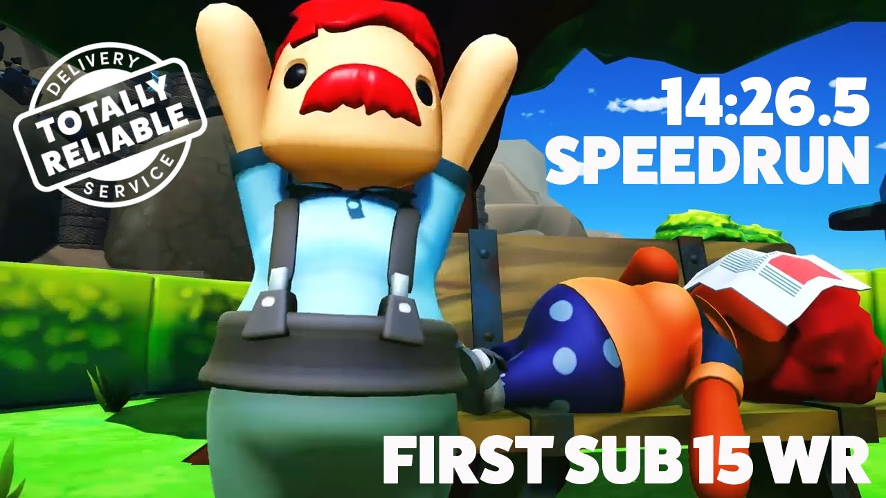 Totally Reliable Delivery Service Speedrun 14:26.51 (25 Deliveries Solo) First Sub-15 World Record!