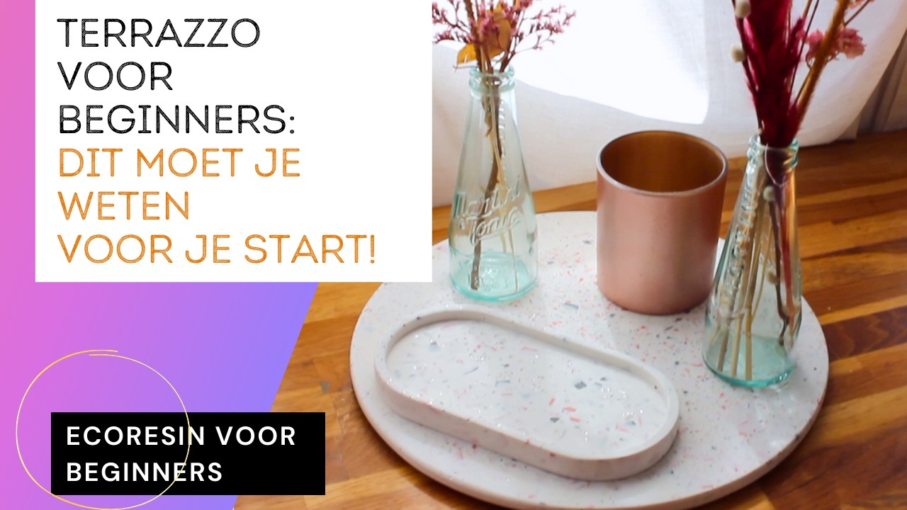 Terrazzo voor beginners: hoe maak je terrazzo?