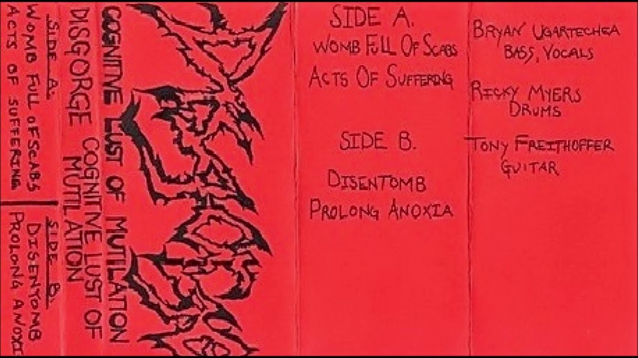 Disgorge [USA] [Brutal Death] 1992 - Cognitive Lust of Mutilation (Full Demo)
