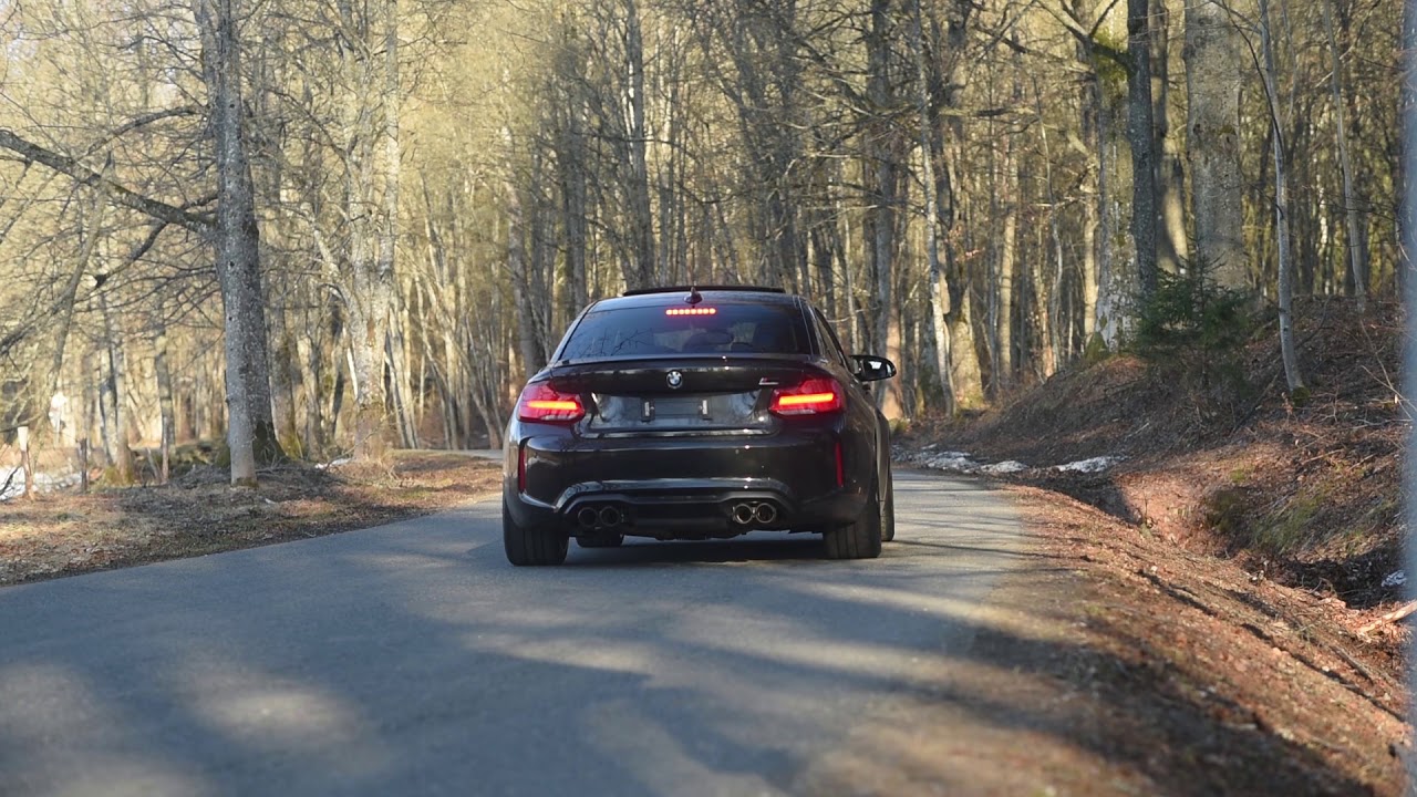 BMW M2 Competition Akrapovic Slip-on Exhaust Sound