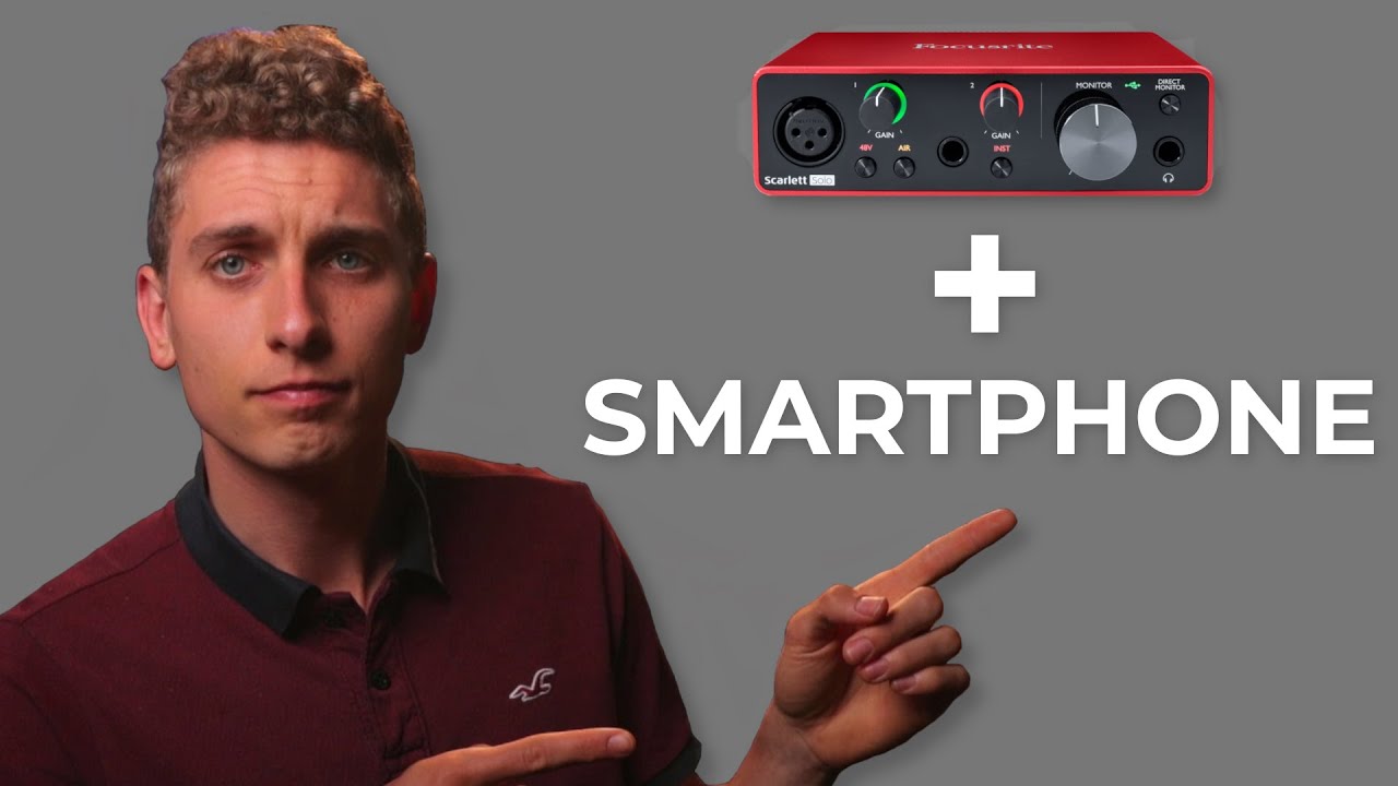 Focusrite. How to connect to any smartphone.