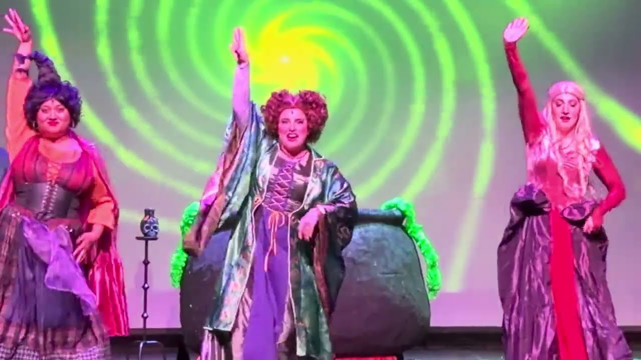 Hocus Pocus Live parody murder mystery show by Movie Magic Parties 