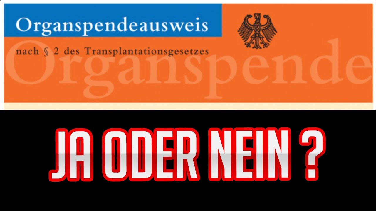Werden wir Zwangs Organspender? Organspende Pro und Contra