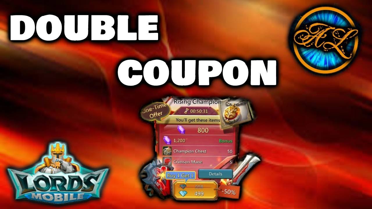Full Run Of Rising Champion With Double Coupon & Dark Magister Medals Lords Mobile