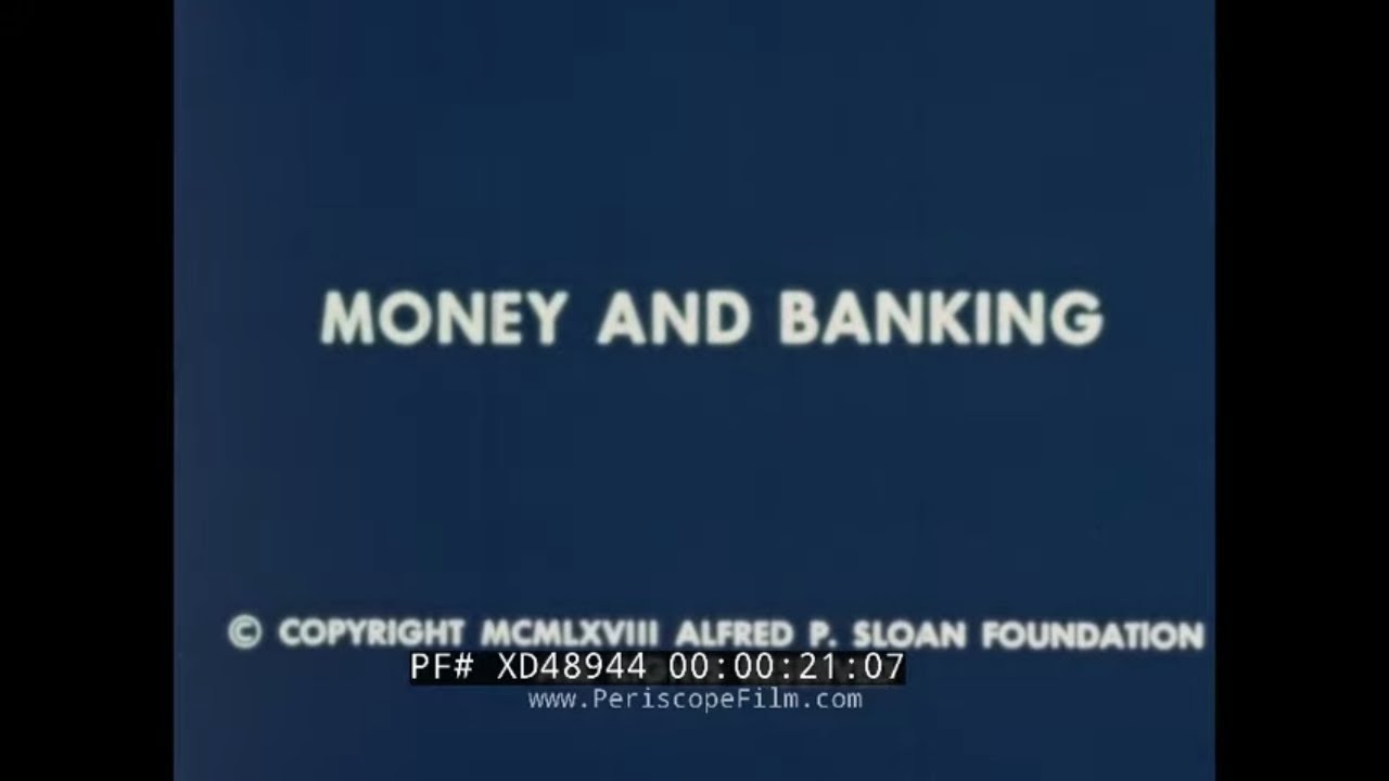 “MONEY AND BANKING” 1963 CHECKING AND LOAN ANIMATED FILM   FEDERAL RESERVE SYSTEM  XD48944