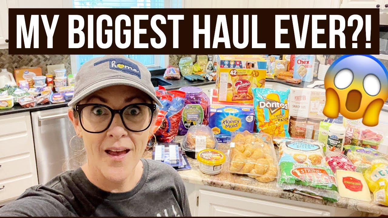 *HUGE* Back-to-School KITCHEN RESTOCK GROCERY HAUL // Sam's & Walmart Grocery Haul