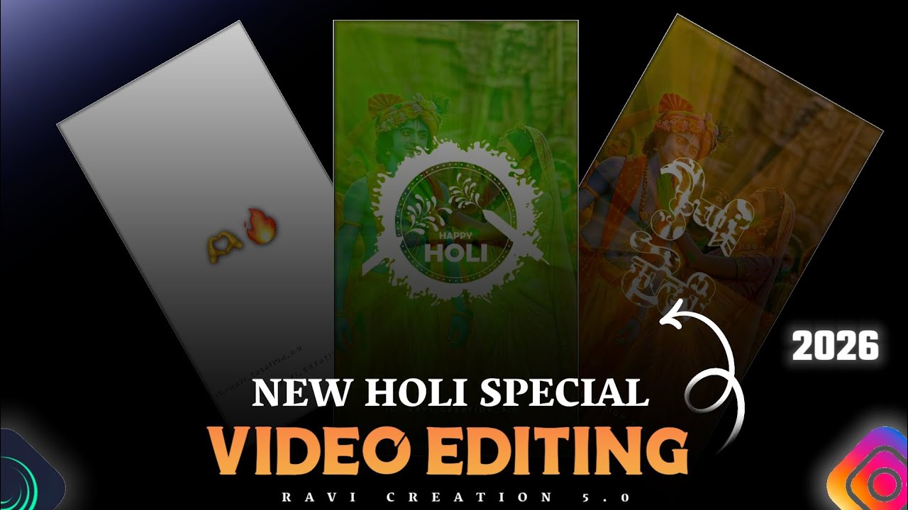 New Holi Special status Video Editing alight motion | alight motion video editing 2026 | 